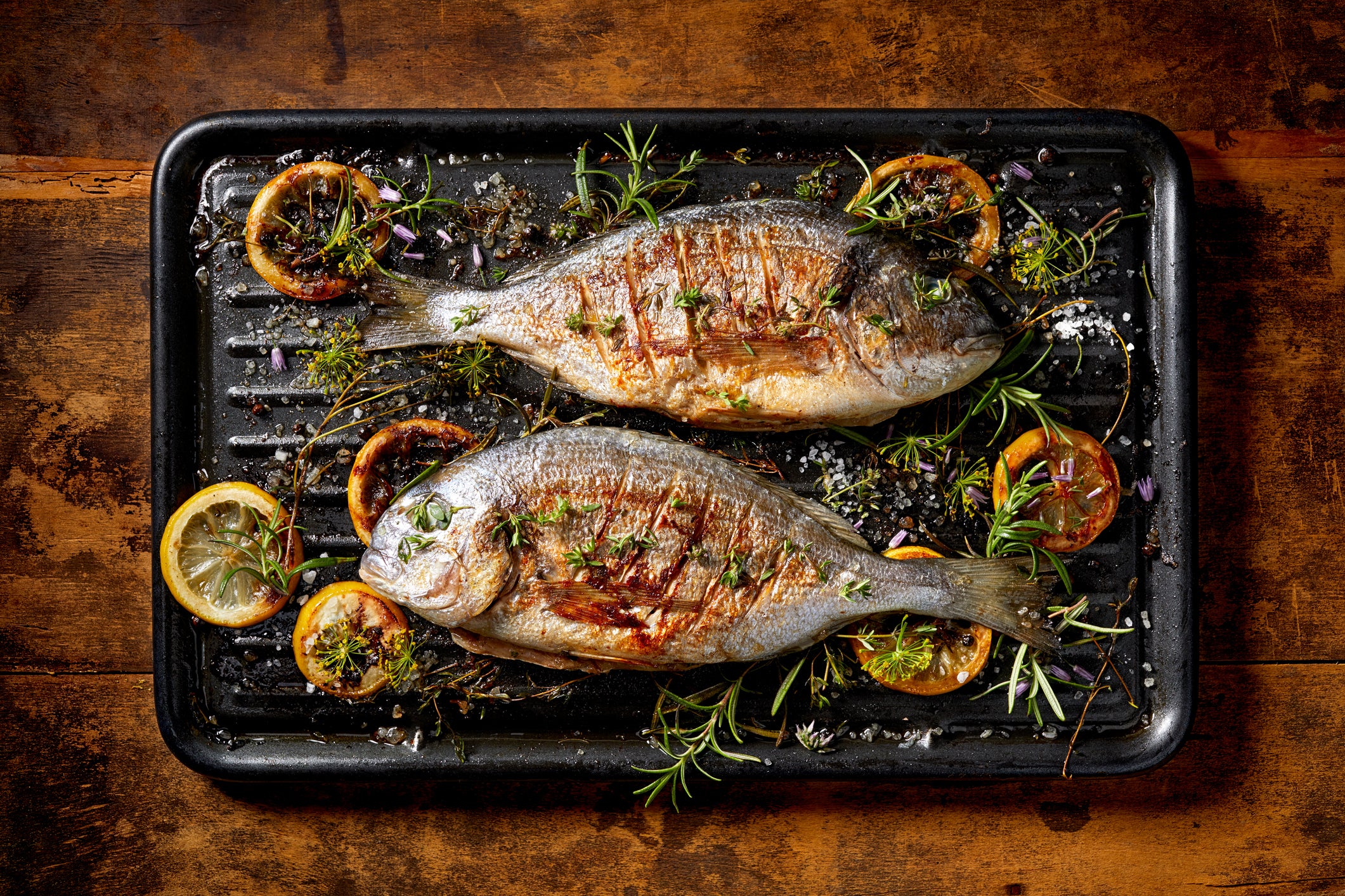Barbecued Sea Bream with Chimichurri Rojo – Tom the Fish