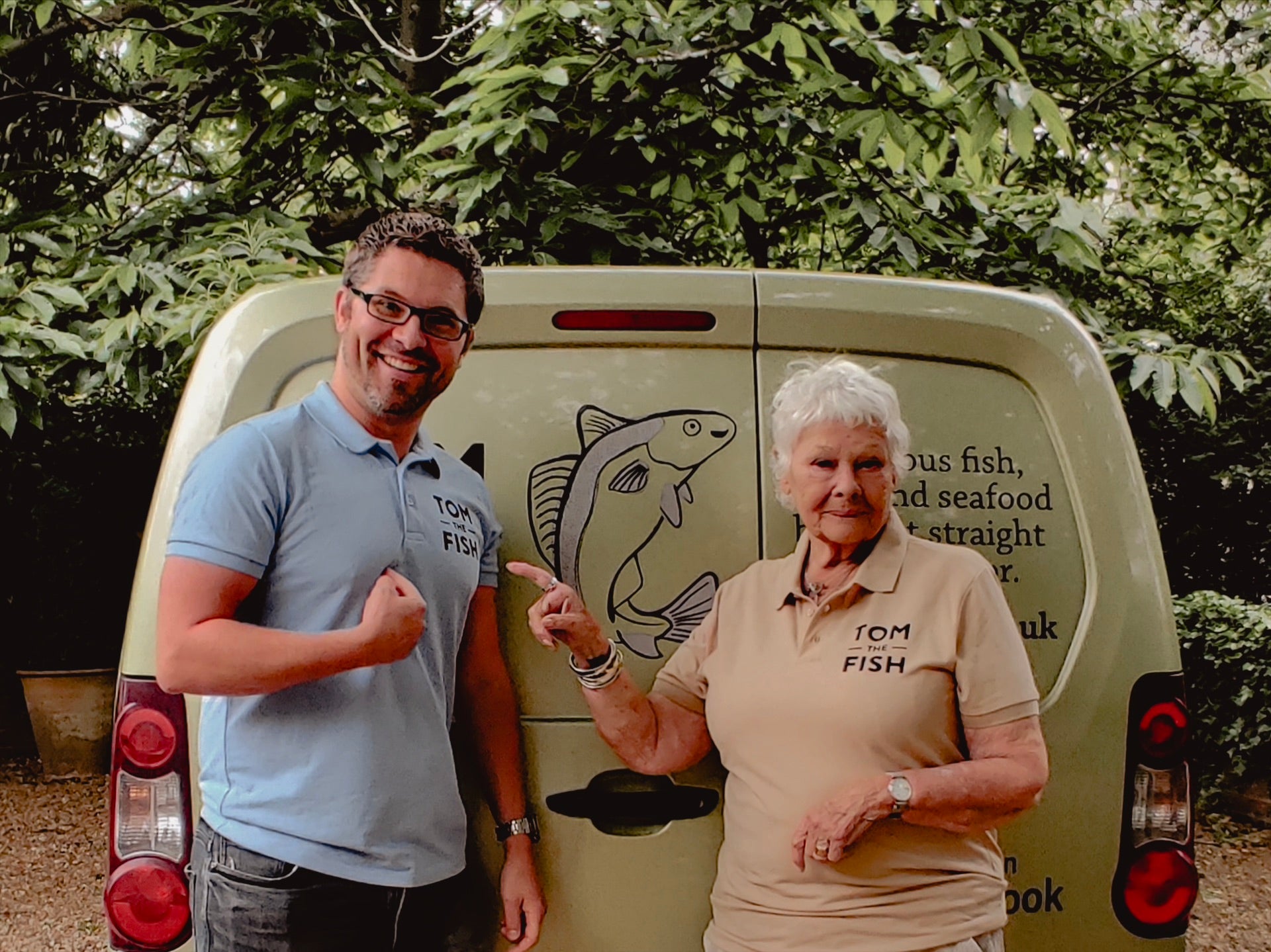 Tom the Fish with Dame Judi Dench