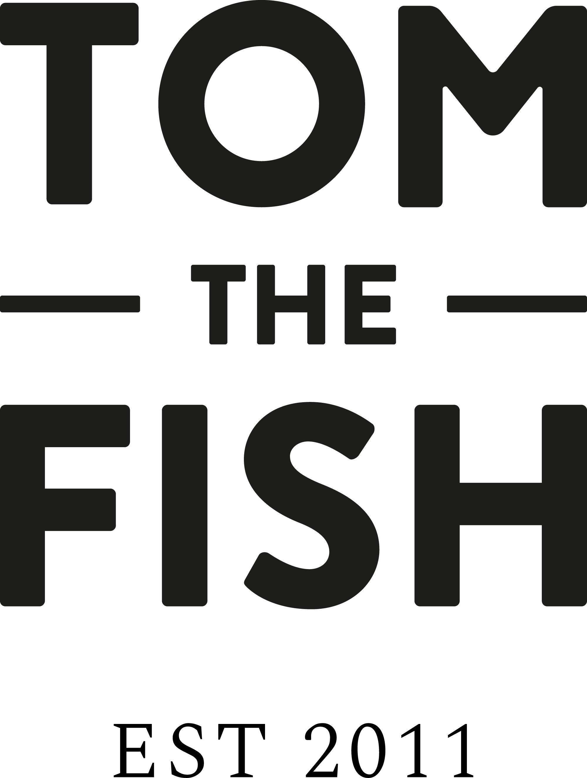 Tom the Fish Portrait Logo