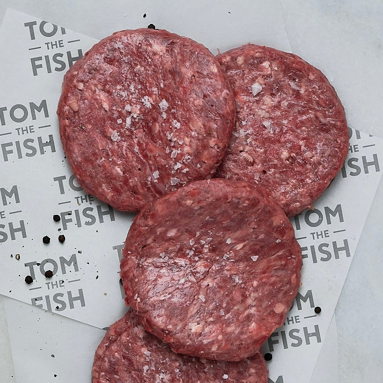 1/3 Pounder Sussex Beef Burgers