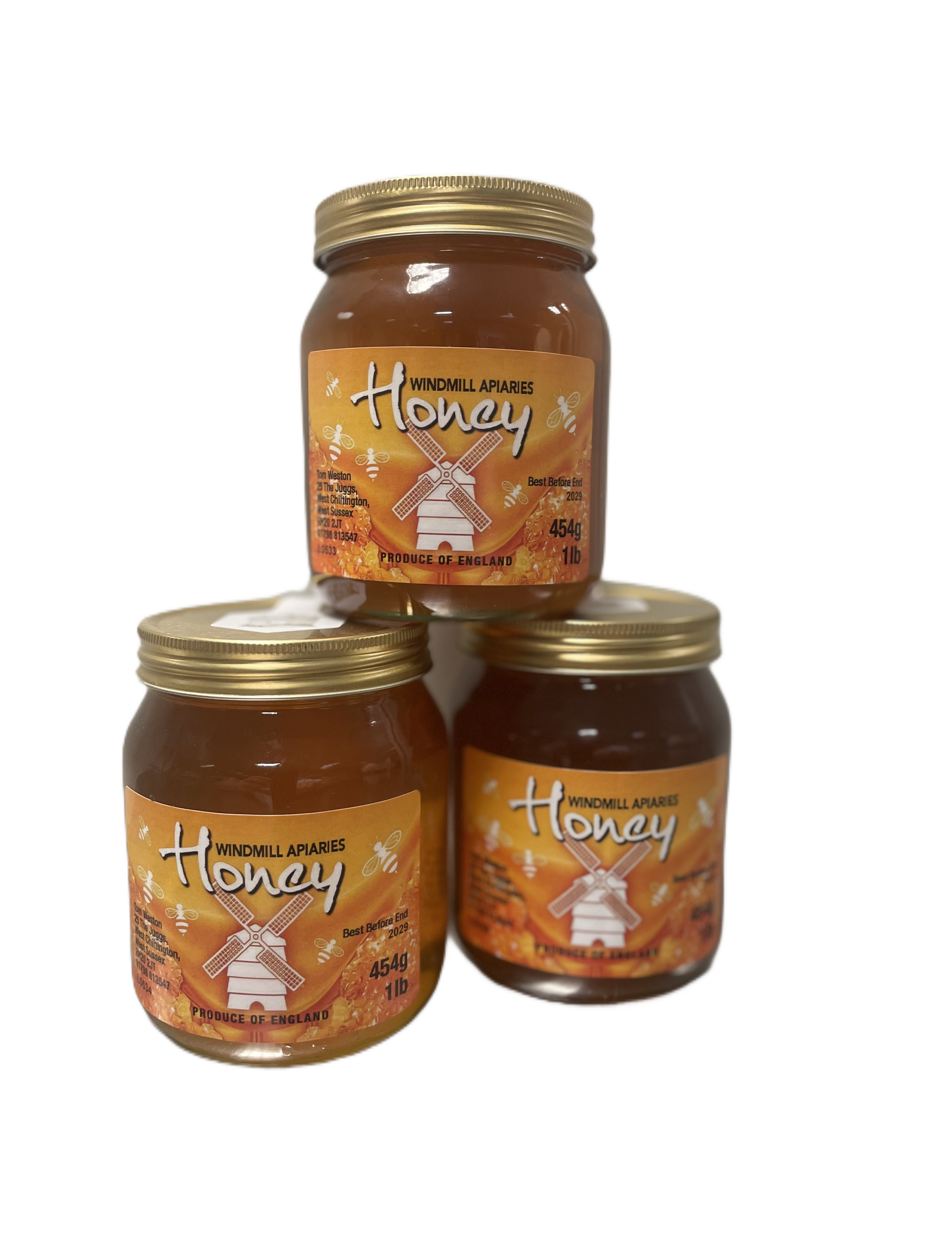 Windmill Apiaries Honey for Sale at Tom the Fish