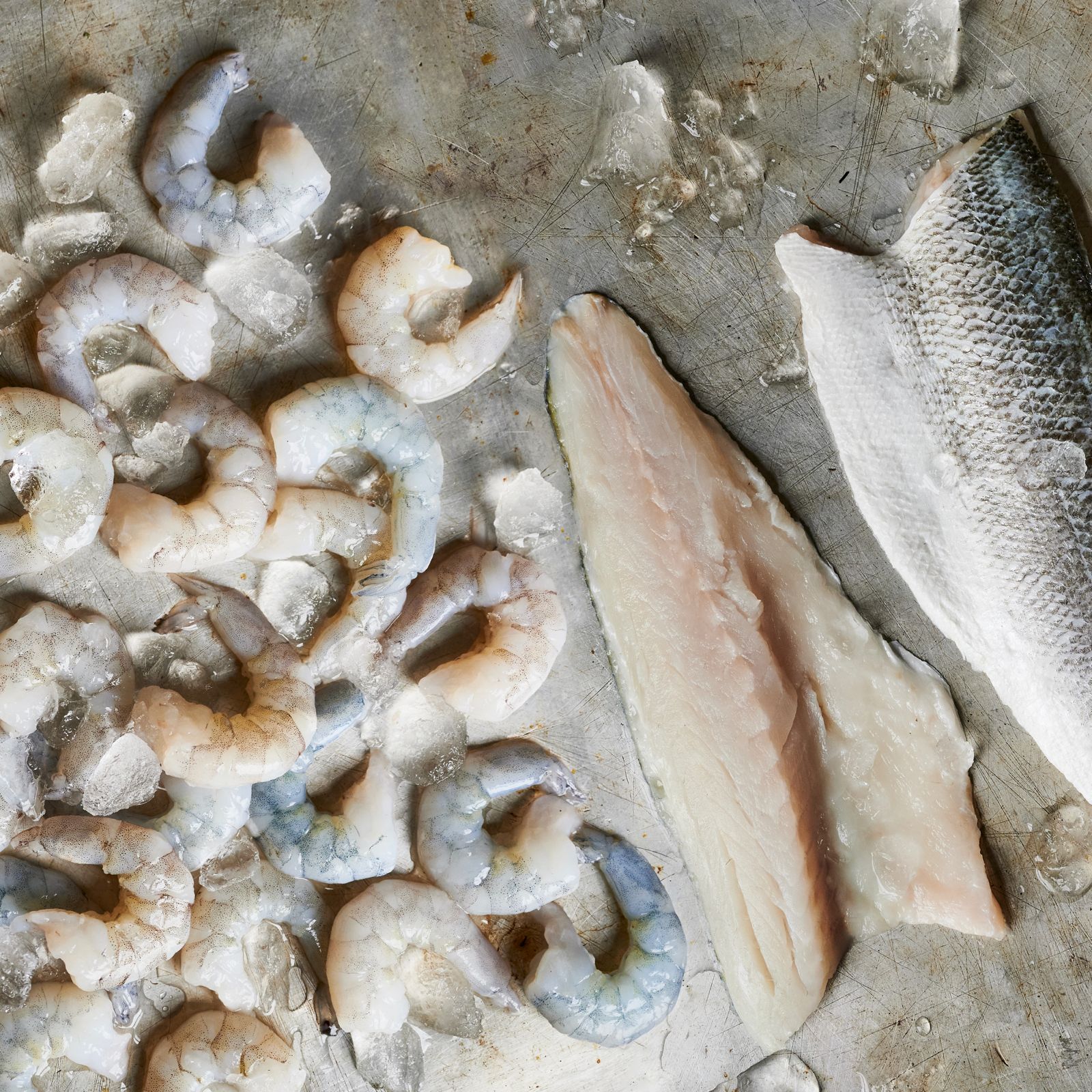 Tom the Fish Half Prawn Half Seabass Mixd Box